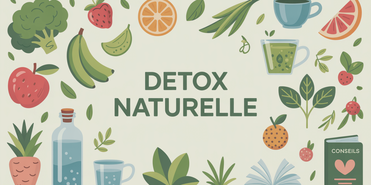 Nature morte detox naturelle avec fruits legumes tisane