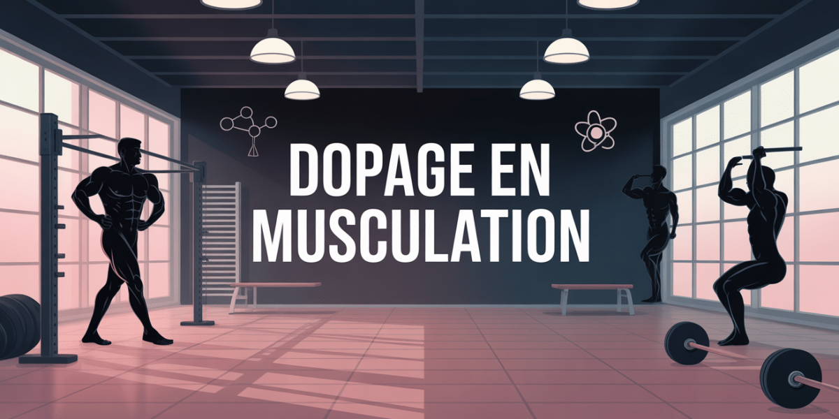 illustration dopage en musculation salle haltères