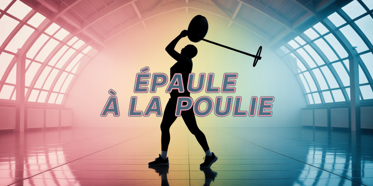Epaule a la poulie sur poulie machine, exercice musculation