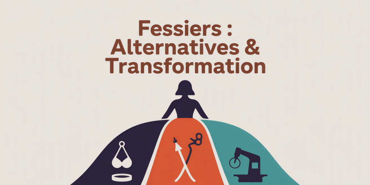 Illustration fessiers alternatives transformation