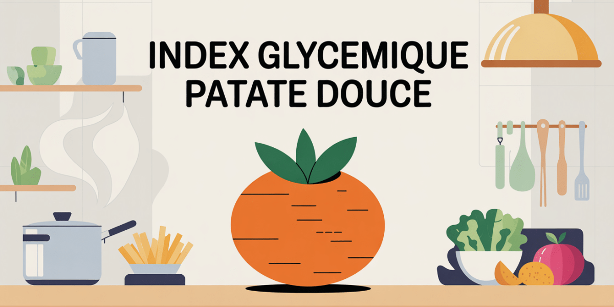 illustration patate douce index glycémique vapeur four friteuse saladier
