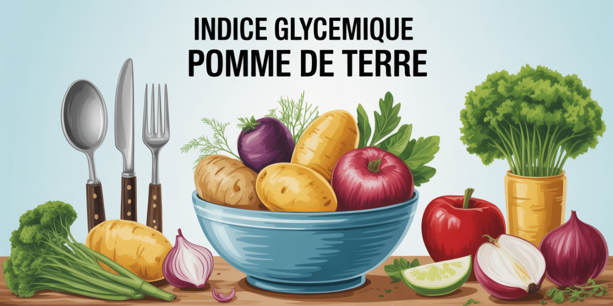 Composition saine pomme de terre légumes indice glycémique