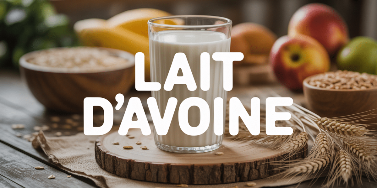 verre de lait d avoine avec cereales sur table ambiance saine