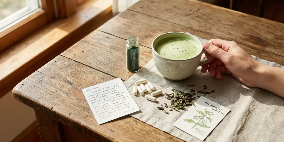 Tasse de matcha slim, gélules et poudre, composition nutrition avis