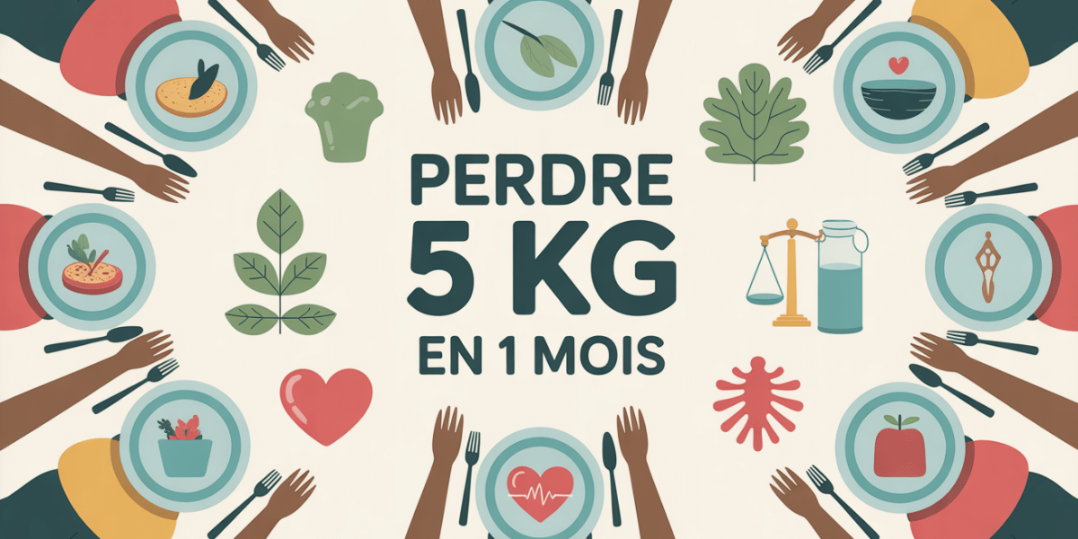 table equilibree perte 5 kg en 1 mois