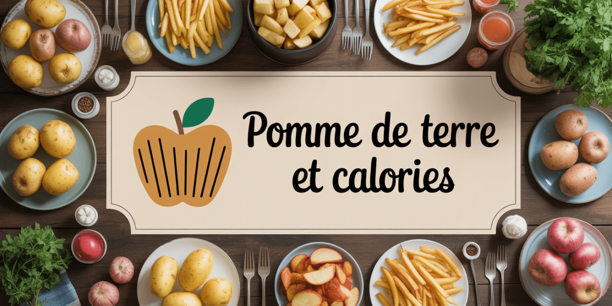 pomme de terre calories diverses cuissons assiette