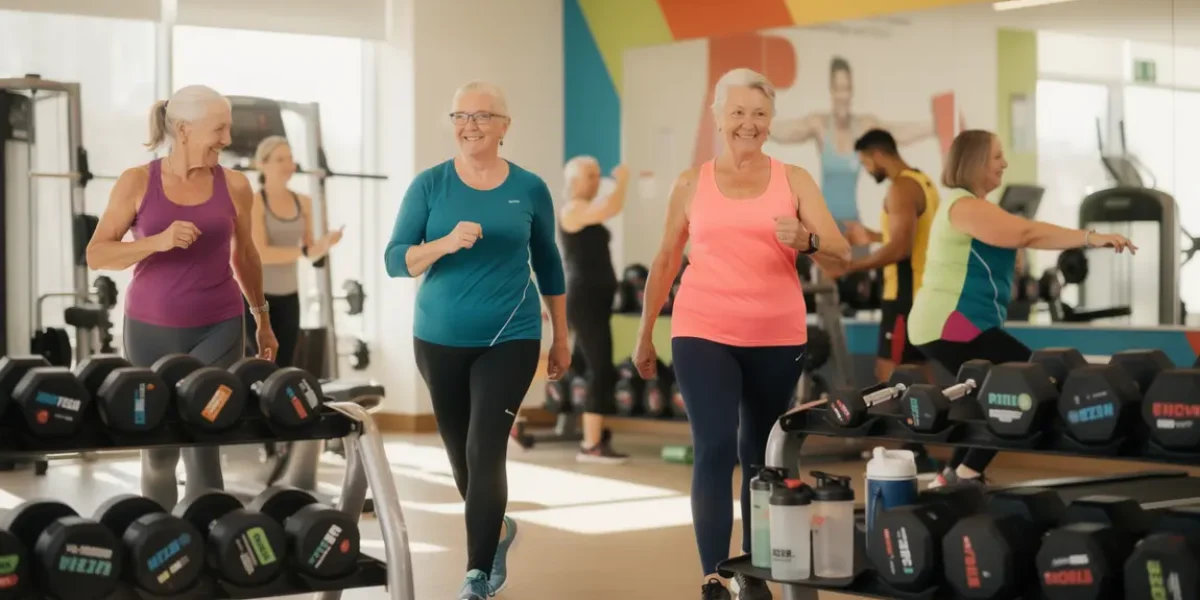 pré workout énergie force récupération pour seniors en salle
