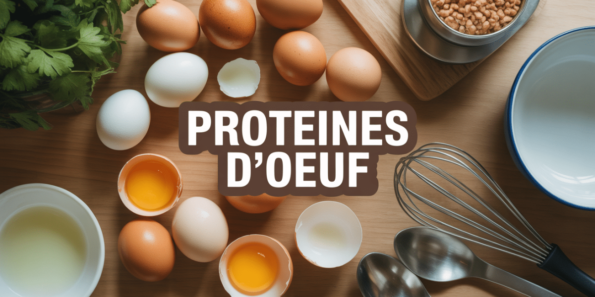 oeufs entiers blanc jaune sur table cuisine