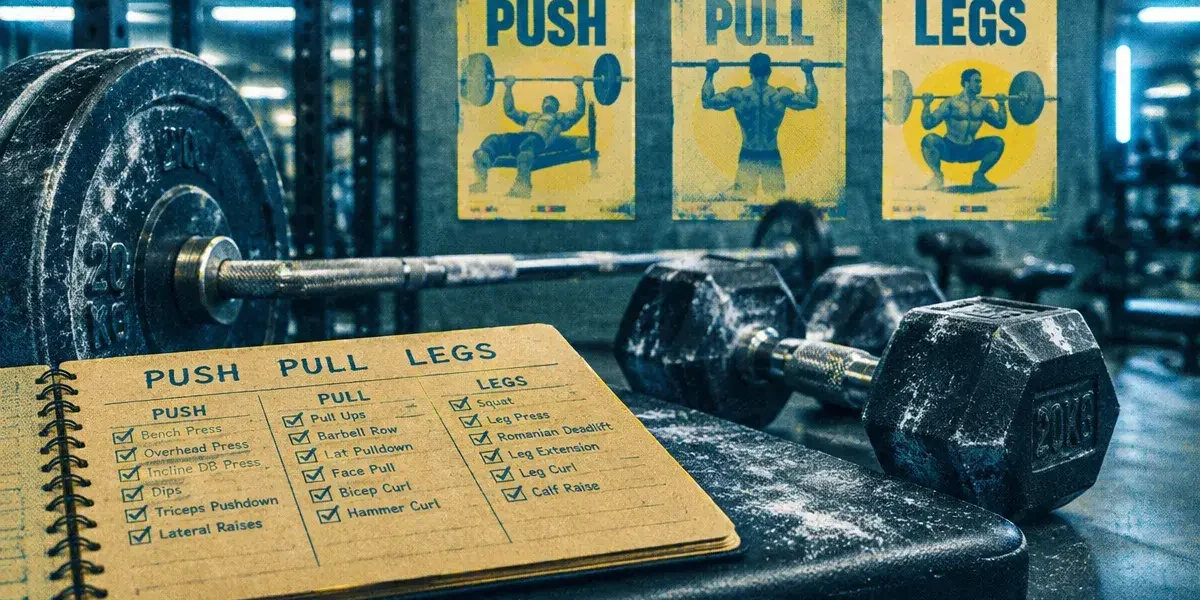 Push pull legs : 3 séances, 6 jours possibles en salle de sport