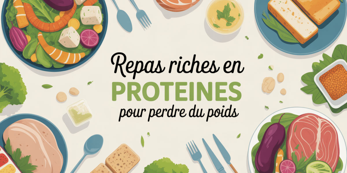 Repas riche en protéines pour maigrir