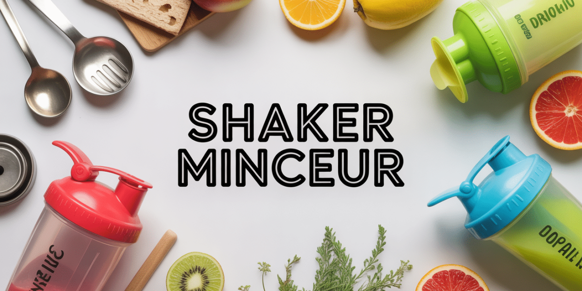 shaker minceur nutrition avec fruits et flocons d'avoine