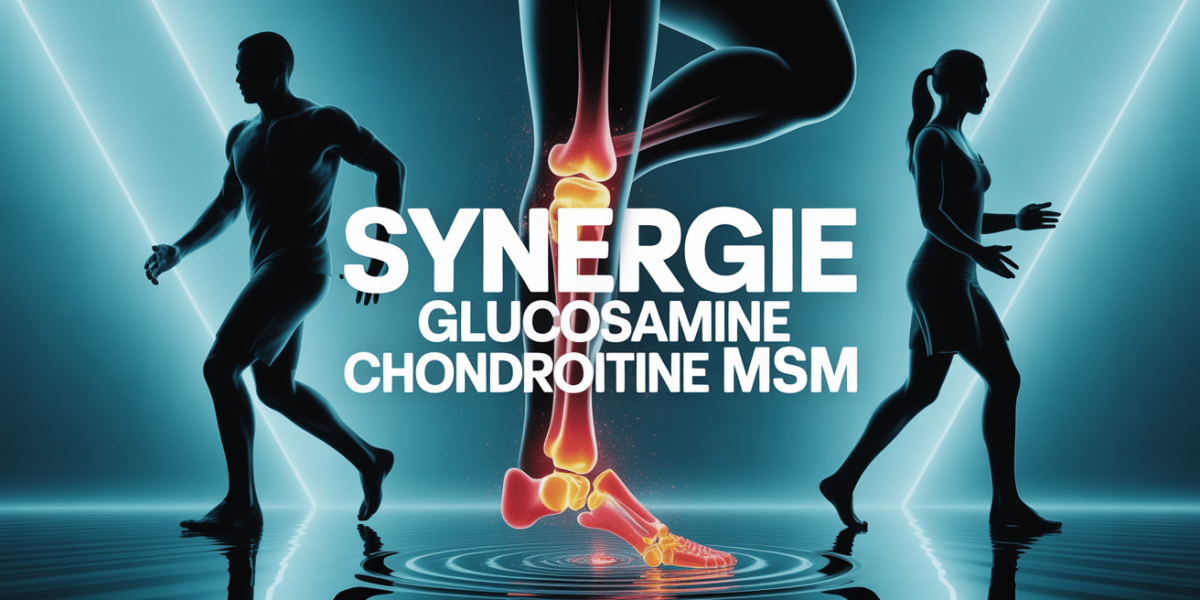 synergie glucosamine chondroitine msm genou mobilité