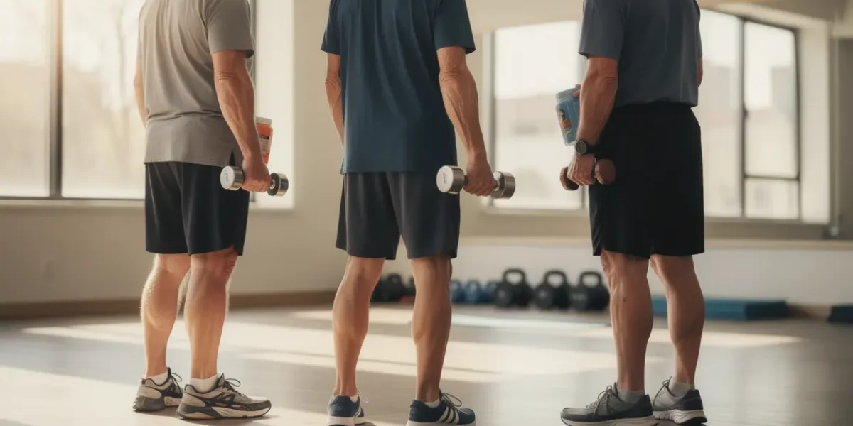Testo Max hommes seniors vitalité salle sport