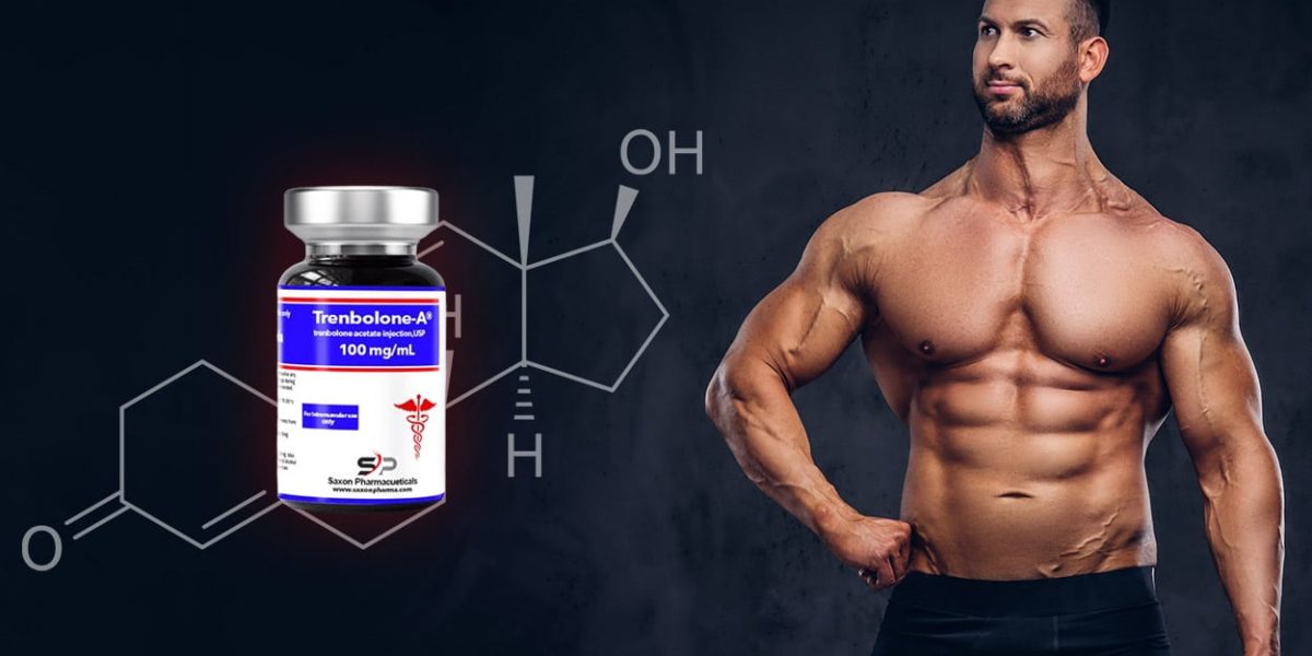 acétate de trenbolone : flacon de stéroïde anabolisant acétate de trenbolone