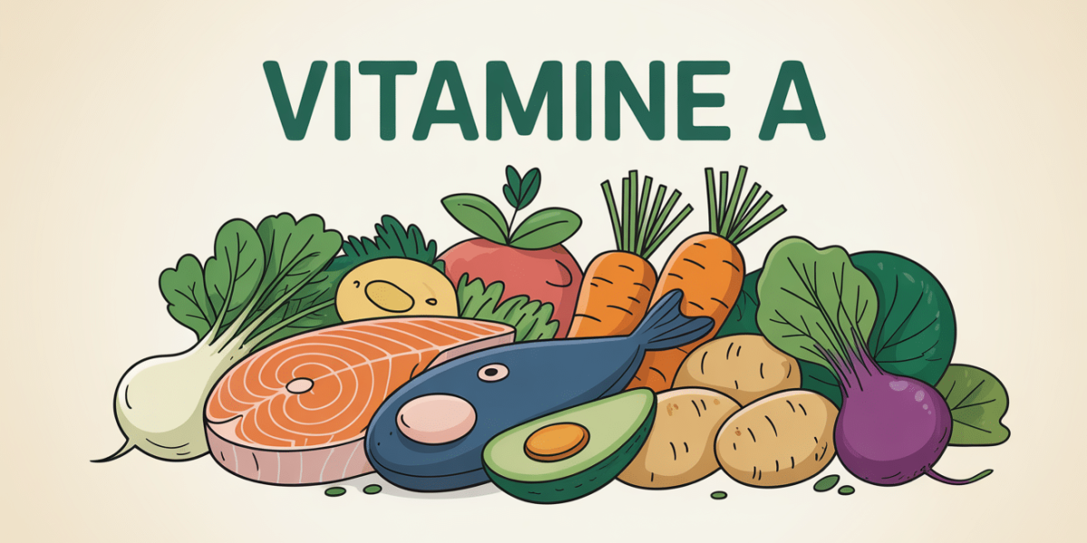 pile aliments riches en vitamine a foie carottes patate douce epinards vue educative